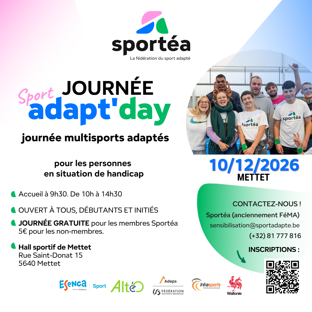 visuel journée mutlisports à mettet par sportéa