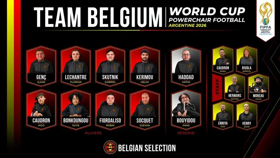 Team Belgium  Powerchair Football
