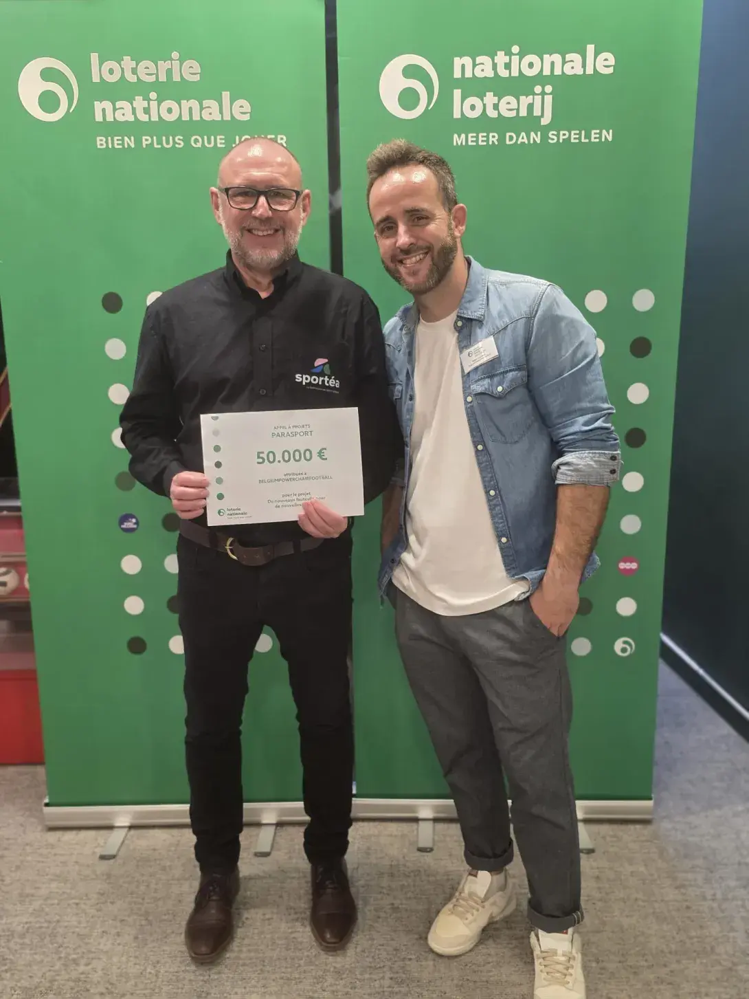 BPCF reçoit 50.000 euros pour développer le Foot Fauteuil